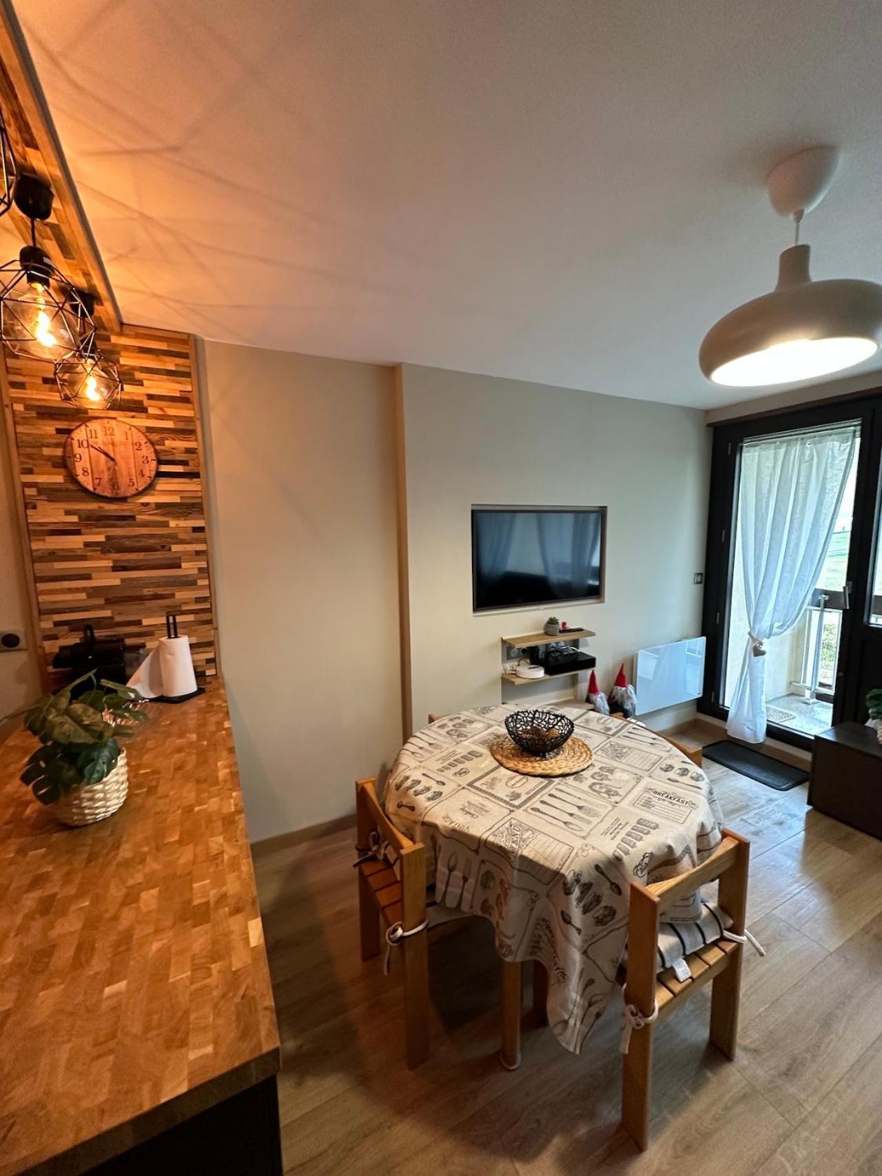 Studio Les Chalmettes 4 Personnes Au Pied Des Pistes Wifi - Balcon - Parking Монженевр Екстер'єр фото