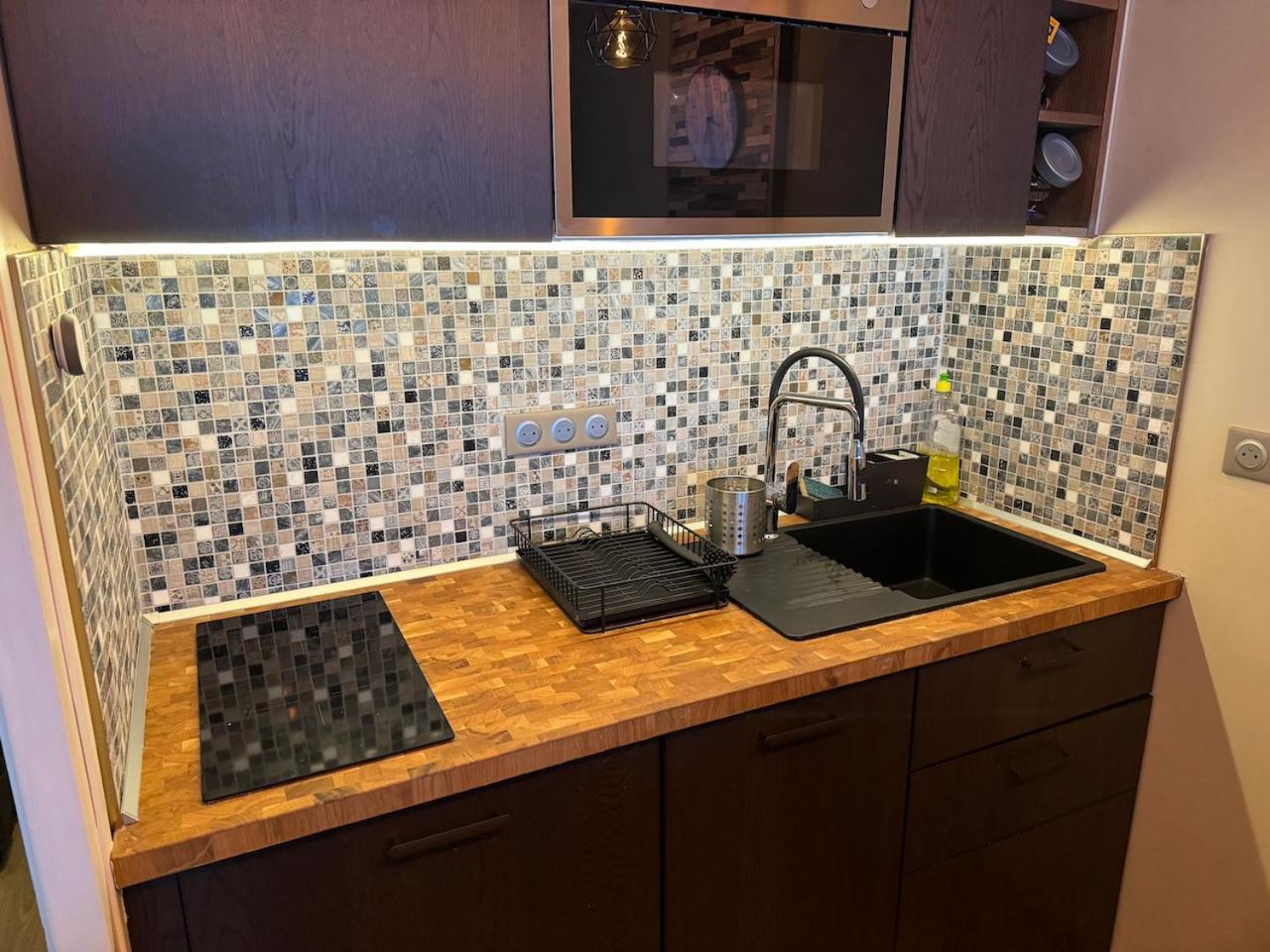 Studio Les Chalmettes 4 Personnes Au Pied Des Pistes Wifi - Balcon - Parking Монженевр Екстер'єр фото